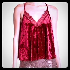 Camisole Red Velvet